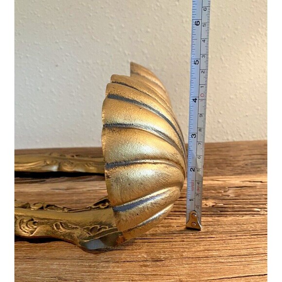 Vintage Cast Metal MCM Set of 2 Wall Hanging Ladles Spoons Kitchen Décor Used - Picture 13 of 14